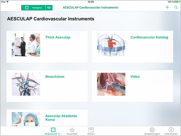 Herz Thorax Gefäßchirurgie Instrumente