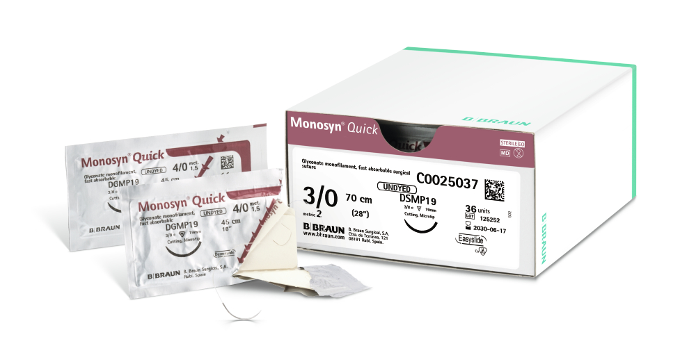 Monosyn® Quick peel and box