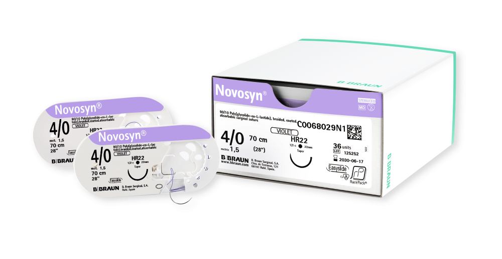 Novosyn® RacePack plastic and box